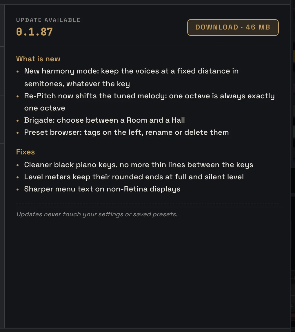 Update available